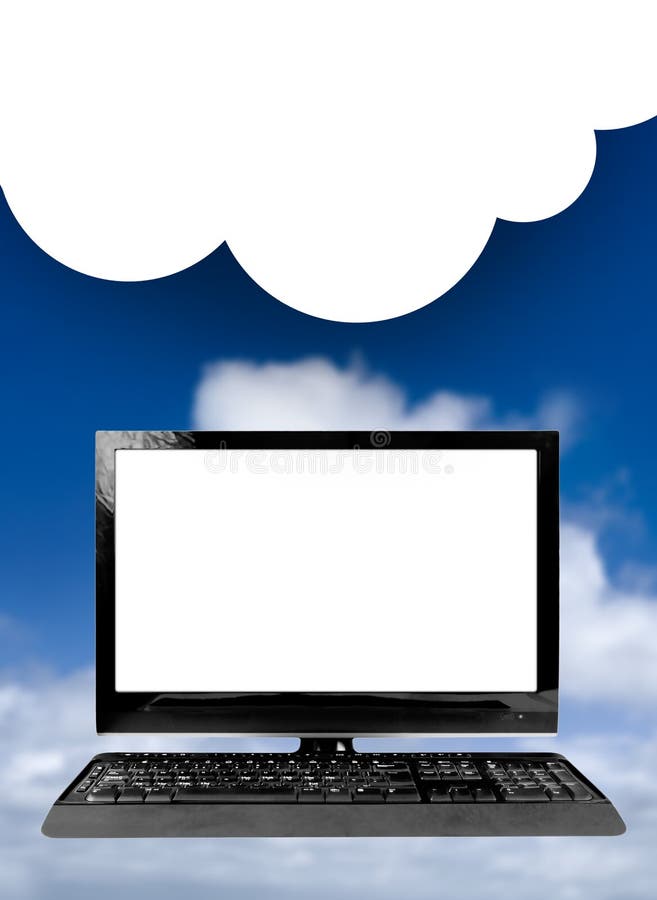 Calcul de nuage images stock Calcul de nuage images stock