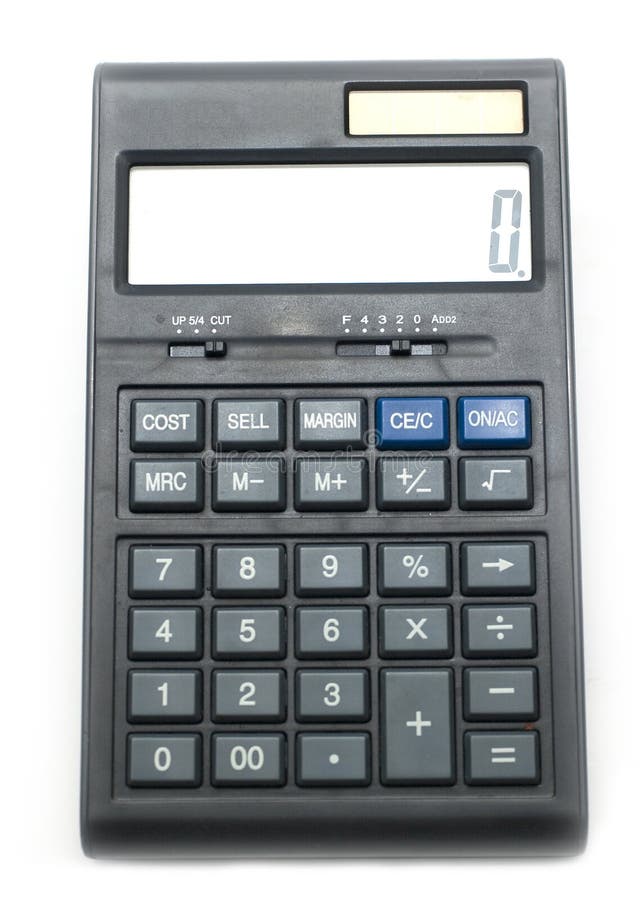Calculadora foto de stock