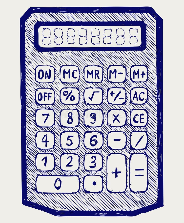 Calculadora ilustración del vector Calculadora ilustración del vector