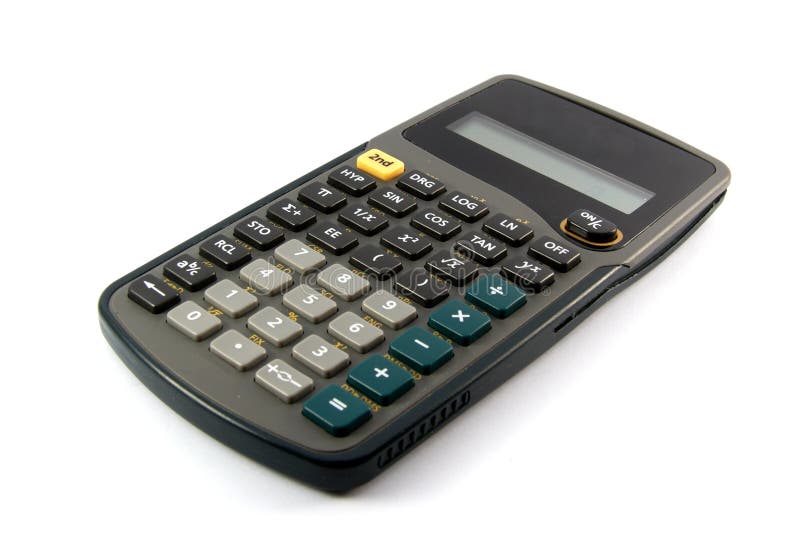 Calculadora científica imagens de stock royalty free