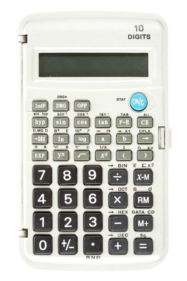 Calculadora científica fotografia de stock