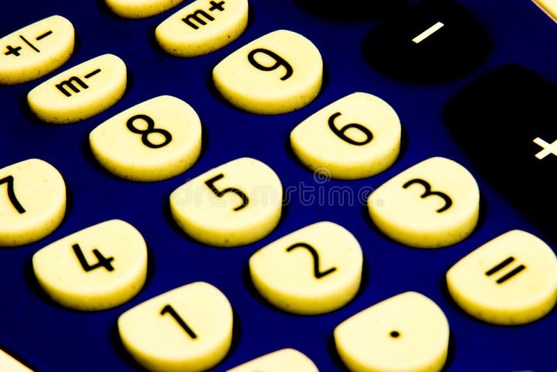 Calculadora sucia imágenes de archivo libres de regalías Calculadora sucia imágenes de archivo libres de regalías