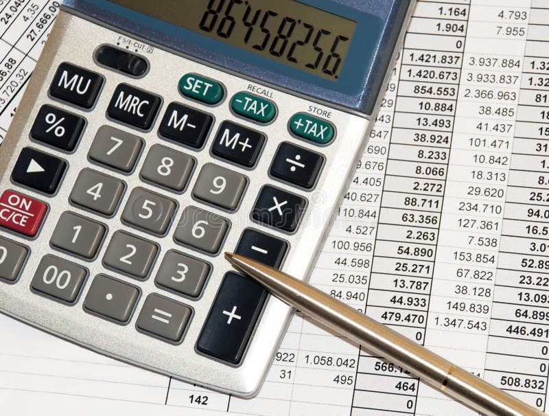 Calculations stock photo. Image of business, metaphor - 6399844