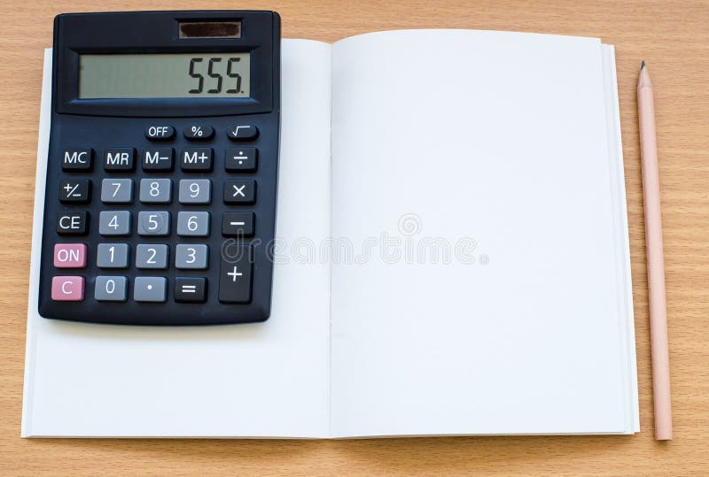 Calculator in Business Concept. Stock Image Image of isolated
