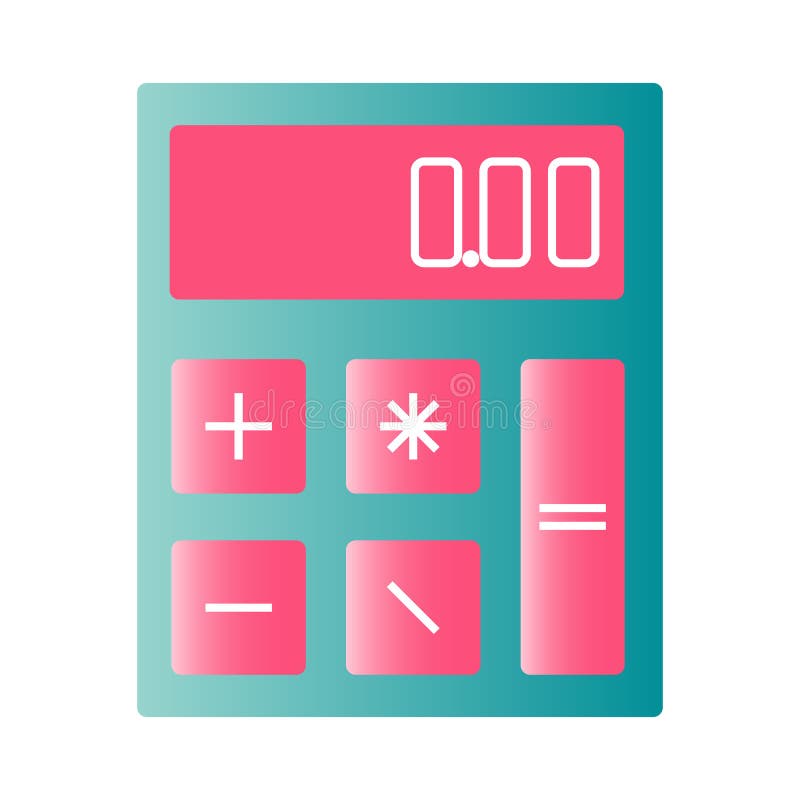 Calculator Clipart Pink
