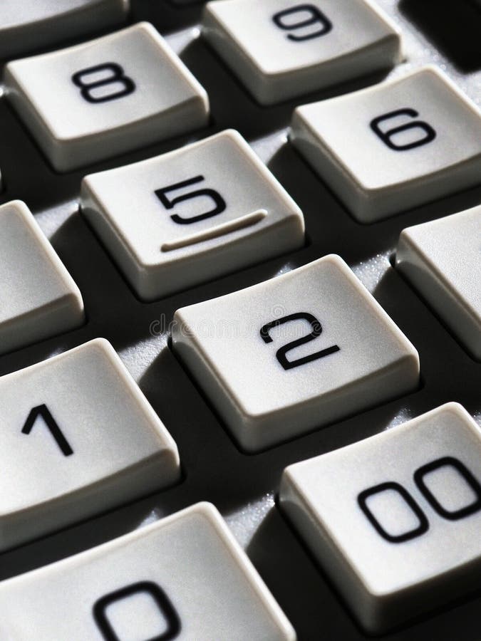 Calculator Keyboard Buttons Close-up. Dark Dramatic Vertical Illustration  with Harsh Light and Deep Shadows Stock Image - Image of dark, gloomy:  231397747