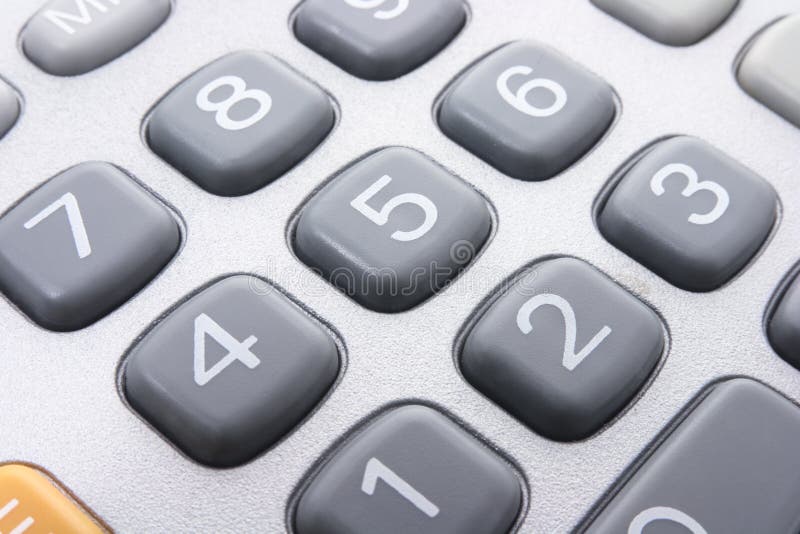 Calculator Keys stock photo. Image of addition, macro 33509716