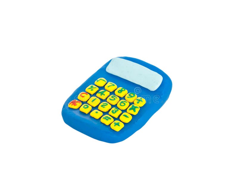 Calculator plasticine