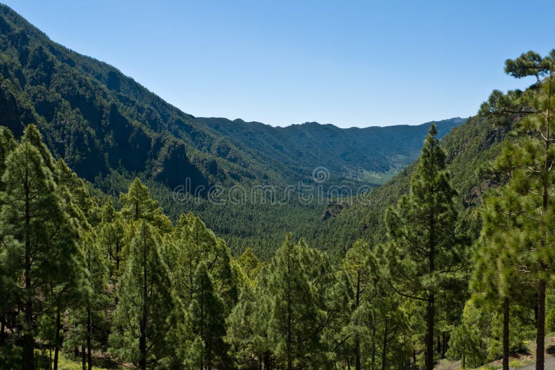 Caldera de Taburiente, La Palma island royalty free stock images Caldera de Taburiente, La Palma island royalty free stock images