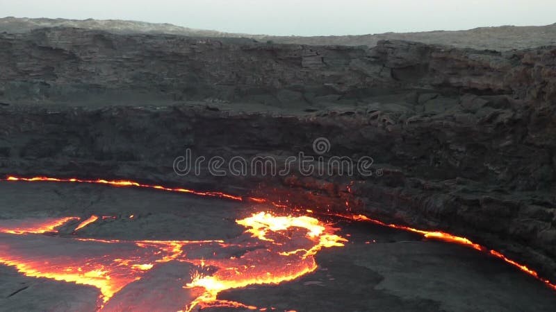 Caldera της αγγλικής μπύρας Erta ηφαιστείων