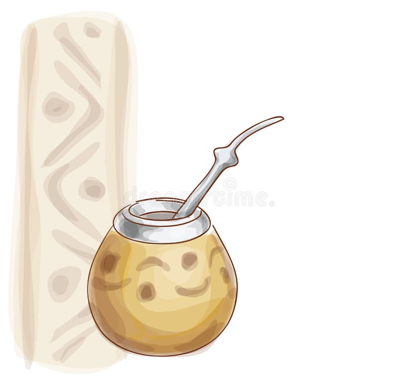 Calebasse. illustration stock Calebasse. illustration stock
