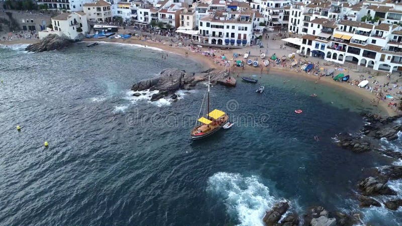 Calella De Palafrugell Village at Sunrise in Catalonia, Costa Brava ...