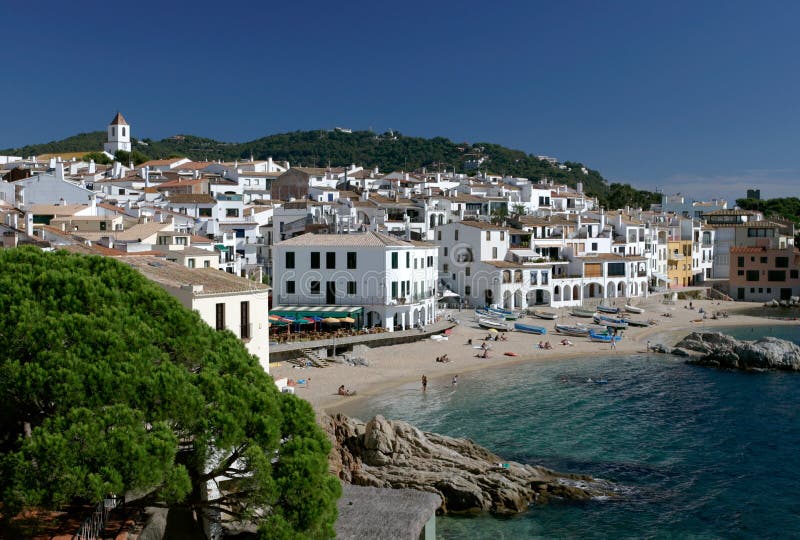 Calella de Palafrugell, Costa Brava, Spain royalty free stock photography