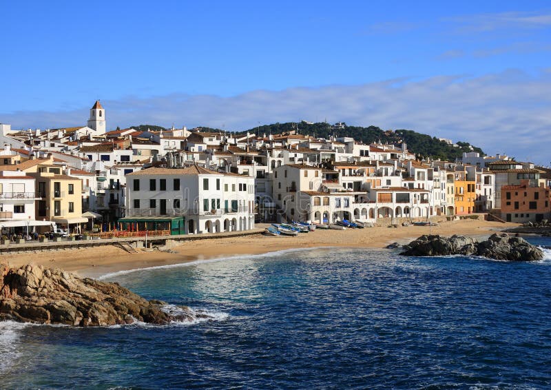 Calella de Palafrugell (Costa Brava, Spain) royalty free stock photography
