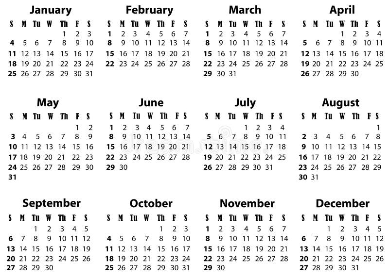 A calendar for 2009 and 2020