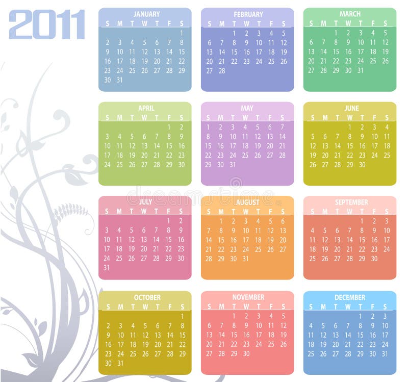 Calendar for 2011