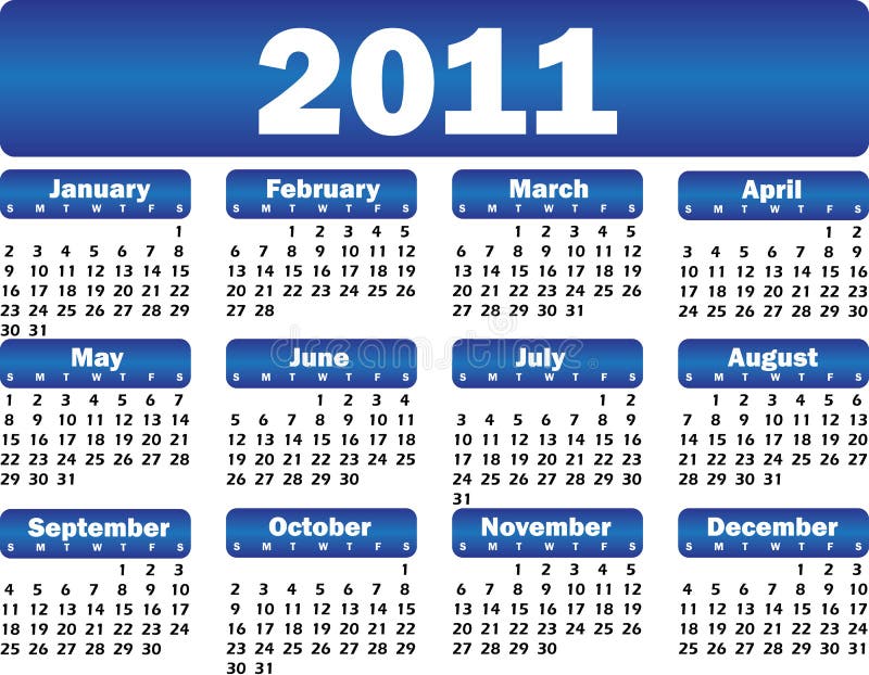 Calendar for 2011