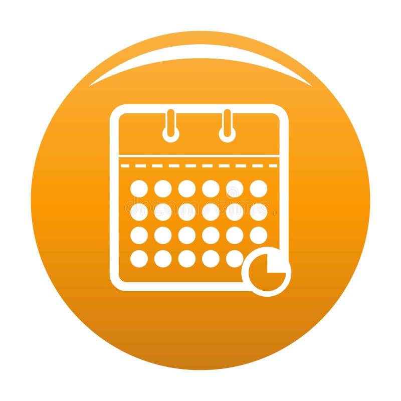Calendar Business Icon Orange Stock Illustration Illustration of Calendar Business Icon Orange Stock Illustration Illustration of