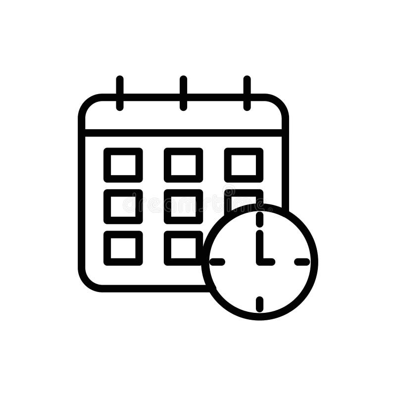 Isolated calendar design stock vector. Illustration of office 82292579