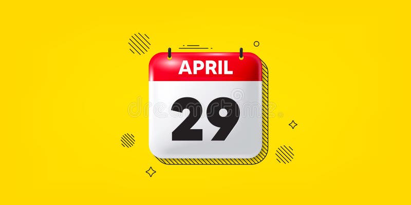 29th April Stock Illustrations – 134 29th April Stock Illustrations,  Vectors & Clipart - Dreamstime