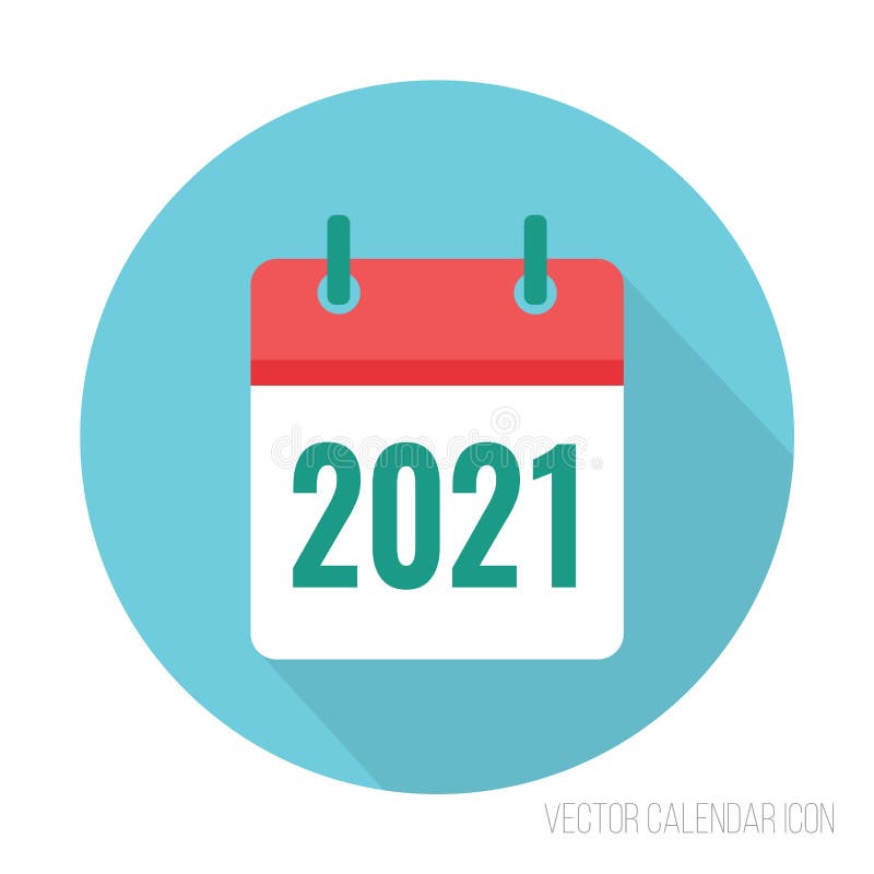 2021 calendar icon 2021 Calendar Icon Flat Color New Year Vector Sign Stock Vector Illustration Of Element Agenda 136572558 2021 calendar icon