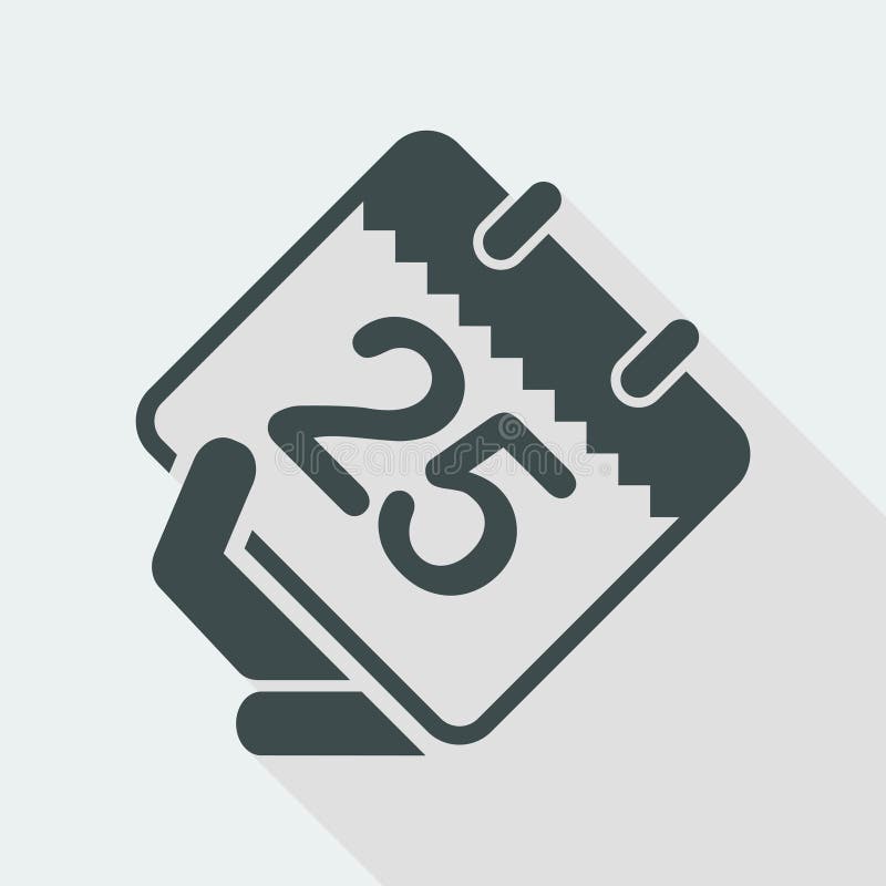 Calendar icon stock illustration