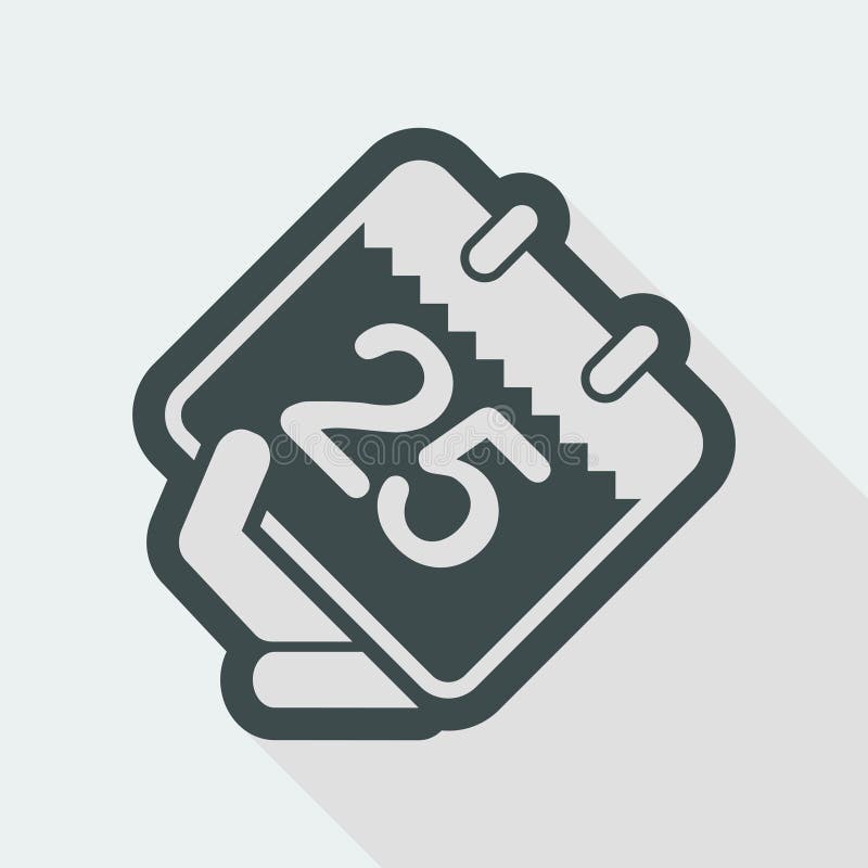 Calendar icon royalty free illustration