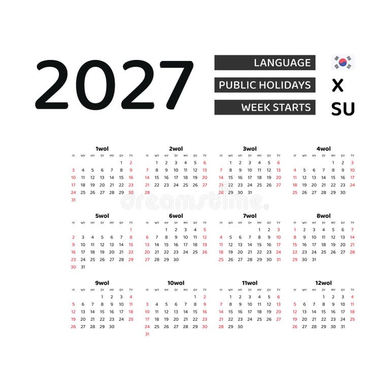 Calendar 2025 2025 Korean Stock Illustrations 23 Calendar 2025 2025
