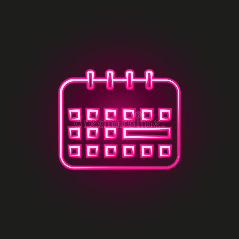 Featured image of post Calendar Icon Aesthetic Yellow Neon