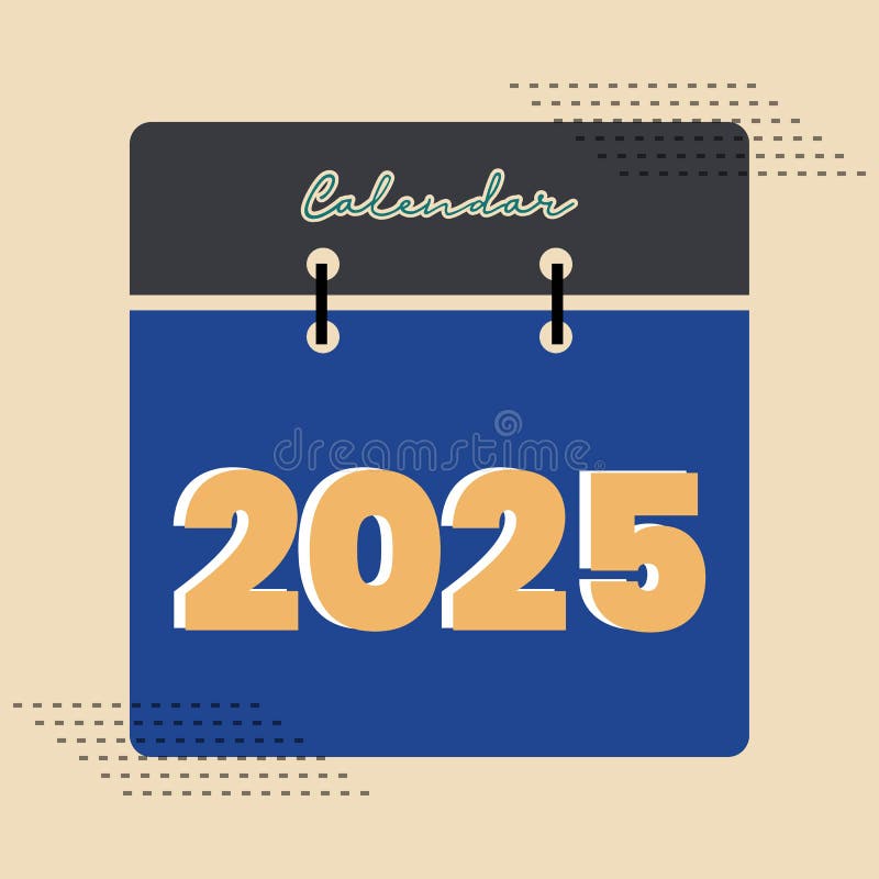 2025-calendar-page-design-2025-calendar-cover-page-design-stock-vector-illustration-of
