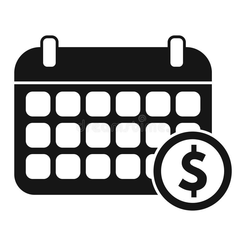 Calendar Performance Management Icon Simple Vector Work Team Stock
