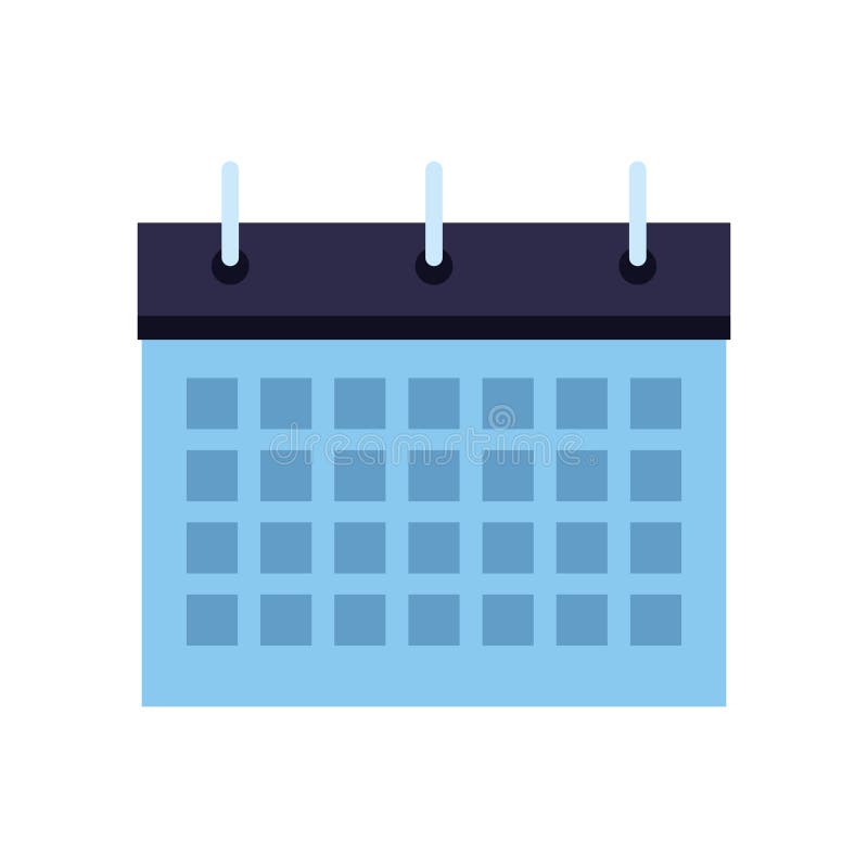 Calendar Planner Icon, Flat Design Stock Vector - Illustration of ...