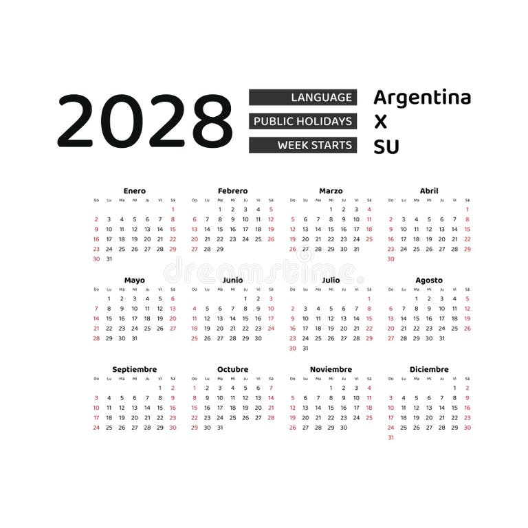 Argentina Calendar Stock Illustrations 274 Argentina Calendar Stock Illustrations, Vectors