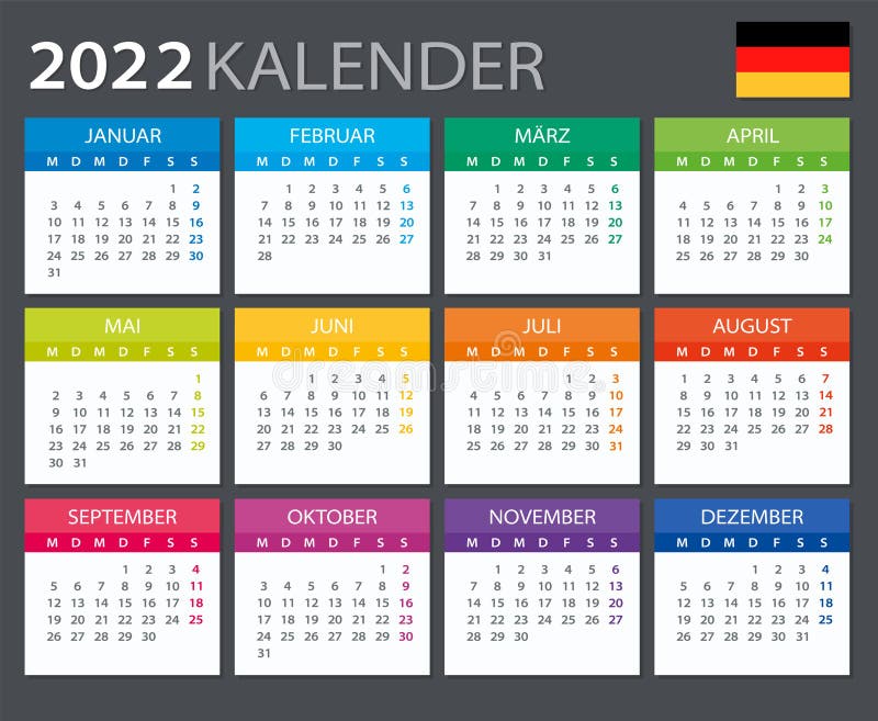 Calendar German Version Vector Illustration Stock Illustrations – 120  Calendar German Version Vector Illustration Stock Illustrations, Vectors &  Clipart - Dreamstime