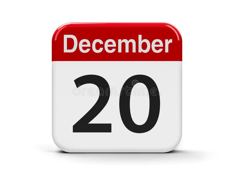 20 decembrie stock illustration