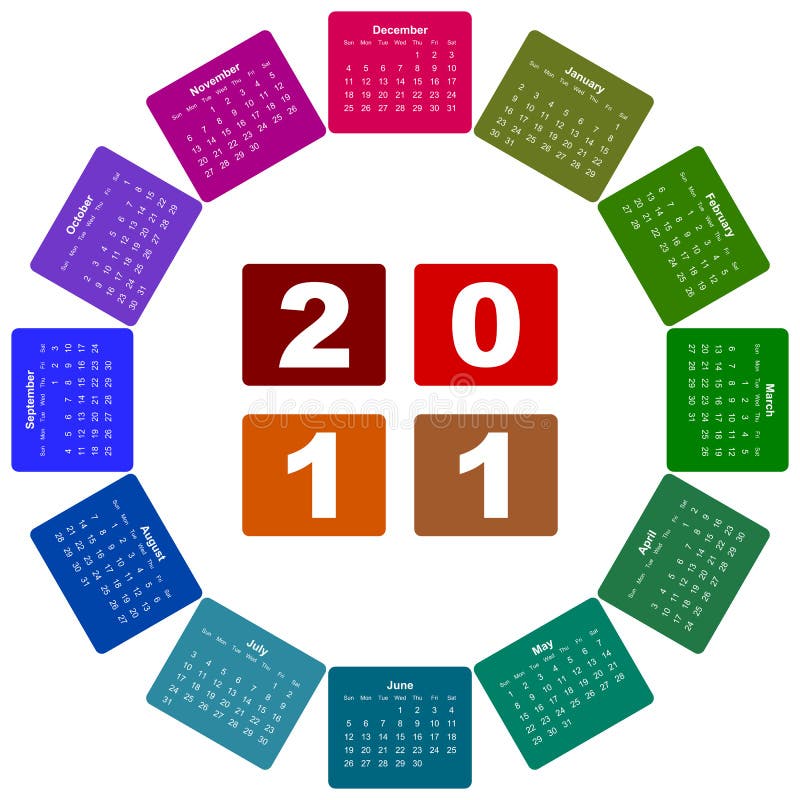 Calendar for year 2011