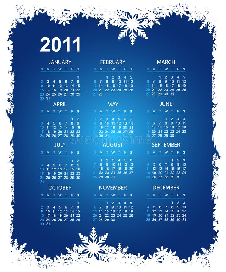 Calendario abstracto de la Navidad ilustración del vector Calendario abstracto de la Navidad ilustración del vector