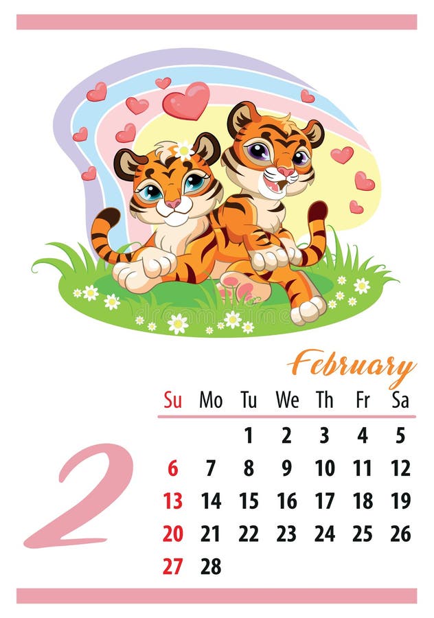 Plantilla De Diseño De Calendario De Pared De Tigre Para Septiembre De 2022  Ilustración del Vector - Ilustración de tarjeta, feliz: 222779715