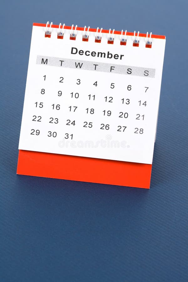 Calendario dicembre