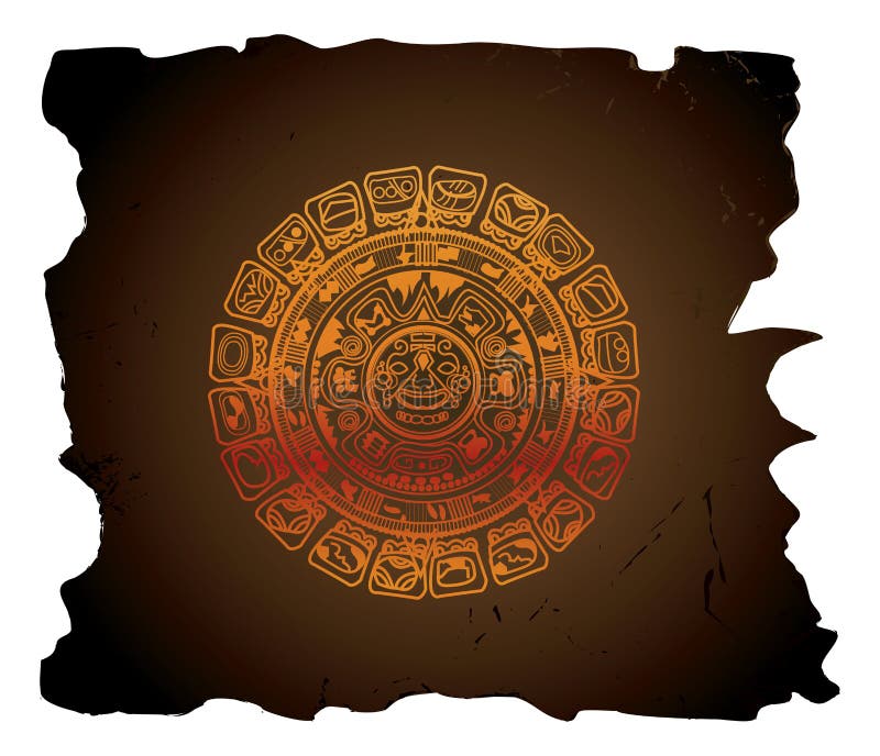 Calendario Mayan, illustrazione royalty illustrazione gratis Calendario Mayan, illustrazione royalty illustrazione gratis