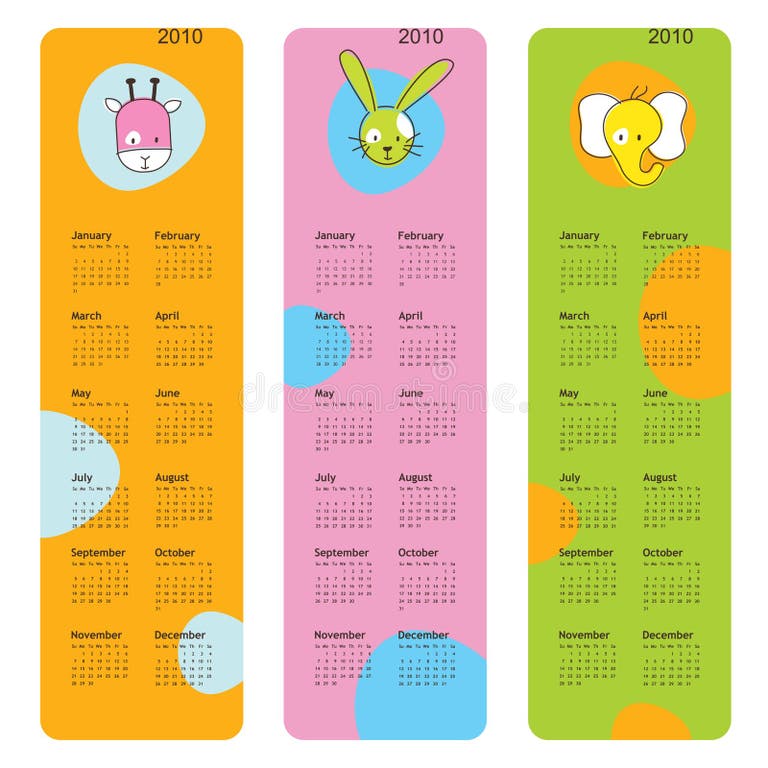 Animal Calendars Stock Illustrations 4,094 Animal Calendars Stock(02)