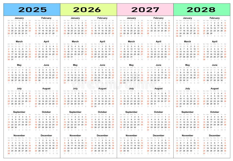 Calendrier 2025. Calendrier Tearoff. Organisateur Personnel. Fond Blanc