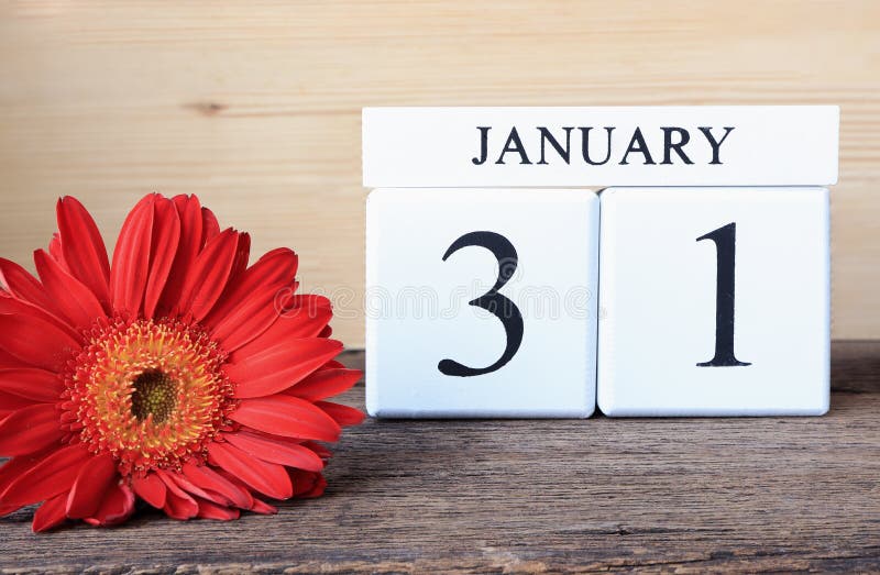 31 Janvier, 31 Janvier, 30 Janvier, Mois Civil - Date, Anniversaire Ou  Anniversaire Image stock - Image of programmateur, plan: 162619979