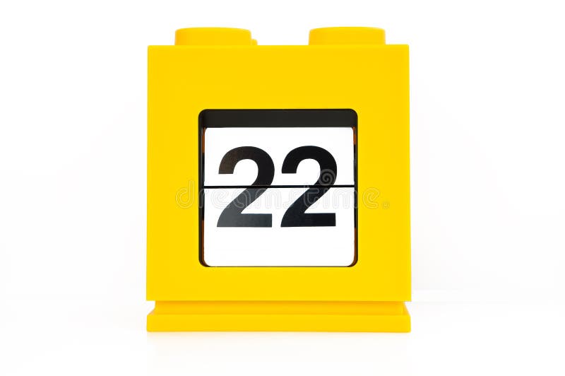 Calendrier de datte image stock Calendrier de datte image stock