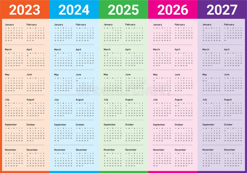 Conception De Calendrier Mural 2024 Modèle De Concept De Fleur Propre Et  élégant