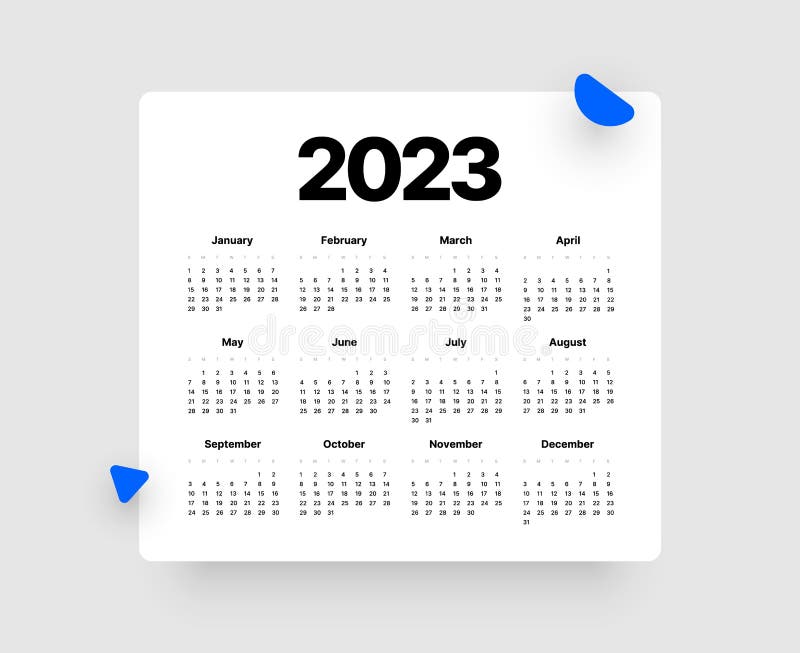 Calendrier Mensuel Pour L'année 2024. Commence Le Dimanche. Illustration de  Vecteur - Illustration du mensuel, impression: 269181162