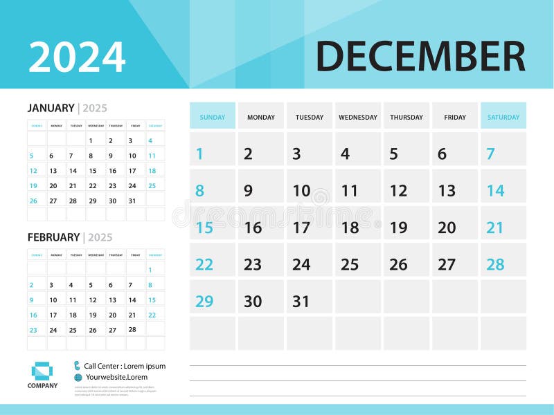 calendrier 2024 an. la semaine départs sur dimanche. conception