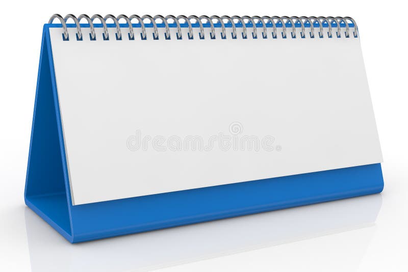 Calendário de mesa ilustração royalty free Calendário de mesa ilustração royalty free