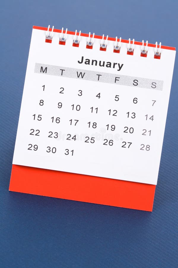 Calendário janeiro