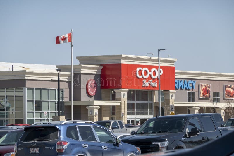 A COOP Grocery Store Location Editorial Image Image of logo, retail